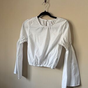 Live 4 Truth White Blouse with Bell Sleeves